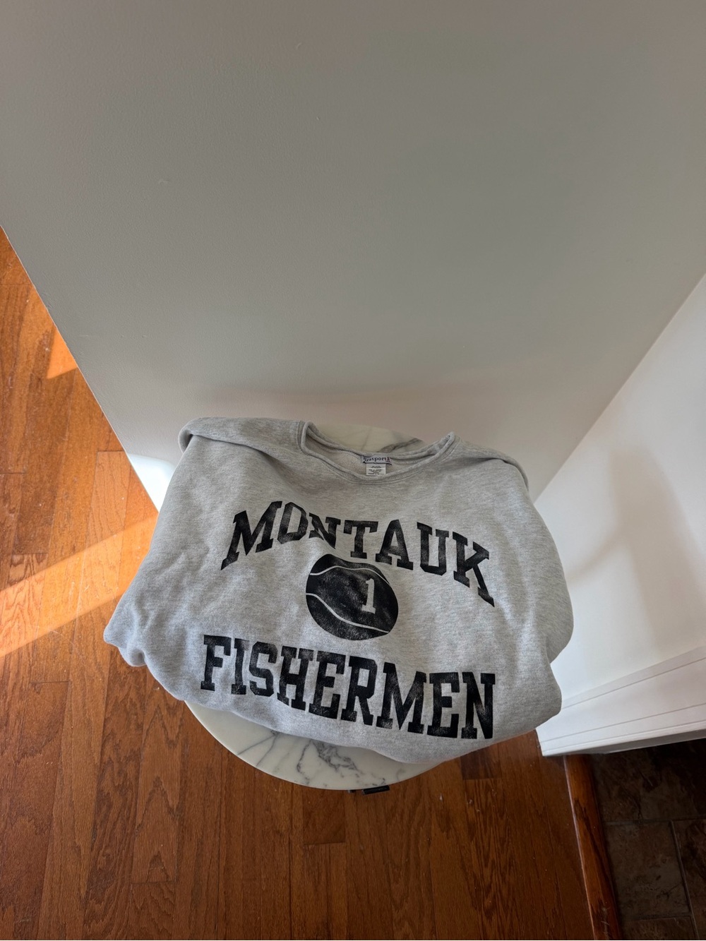 First port Montauk Fishermen Gray sweatshirt